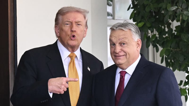 Trump před volbami podpořil Orbána. Označil ho za mocného lídra, bojovníka a svého přítele