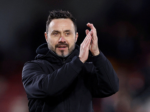 Třetí trenér za sezonu. Kinského v Tottenhamu nově povede Ital De Zerbi