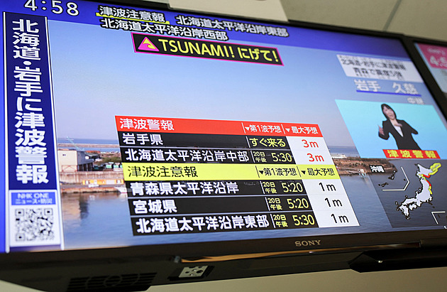 Japonsko po silném zemětřesení zasáhla vlna tsunami. Chvělo se i Tokio